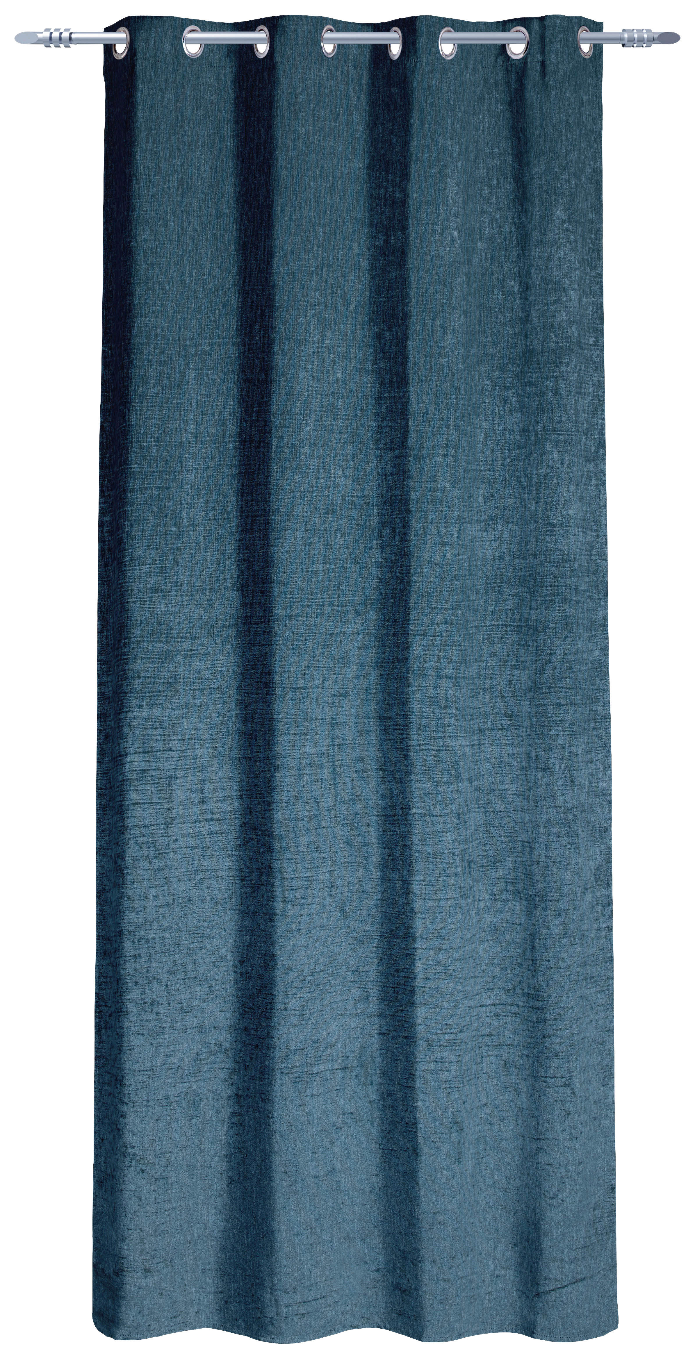 Ösenvorhang Chenille blau B/L: ca. 140x245 cm Chenille - blau (140,00/245,00cm)