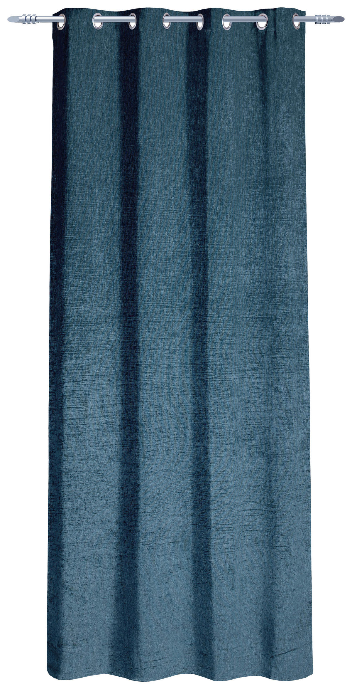 Ösenvorhang Chenille blau B/L: ca. 140x245 cm Chenille - blau (140,00/245,00cm)