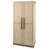 ArtPlast Kunststoffschrank Steel taupe Kunststoff B/H/T: ca. 70x165,5x39 cm Steel - dunkelbraun/taupe (70,00/165,50/39,00cm) - ArtPlast