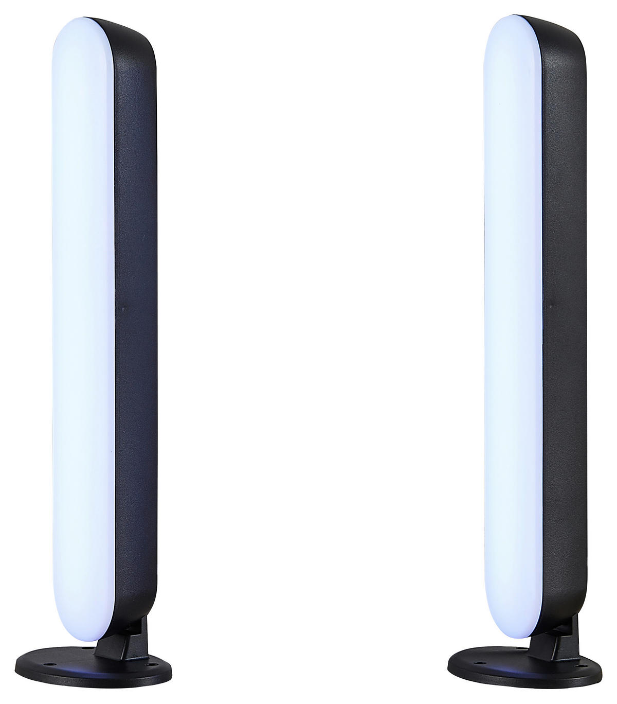 Tischleuchte schwarz Kunststoff LED-Tischleuchte_Game_2erSet - schwarz