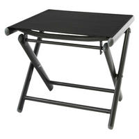 VCM Gartenhocker schwarz Aluminium B/H/T: ca. 40x40x45 cm Gartenhocker - schwarz (40,00/40,00/45,00cm) - VCM