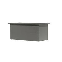 Karibu Metallbox Kailua 2 grau Metall B/H/T: ca. 160x71x79 cm Kailua 2 - grau (160,00/71,00/79,00cm) - Karibu