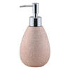 Seifenspender roségold silber Steingut B/H/L: ca. 8x17x8 cm Seifenspender_Hollywood rosegold - roségold/silber (8,00/8,00/17,00cm) - Axentia