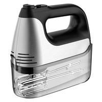 Emerio Handmixer HM-126456.2 silber schwarz Kunststoff B/H/L: ca. 9,1x22,4x21,2 cm Handmixer HM-126456.2 - schwarz/silber (21,20/9,10/22,40cm) - Emerio