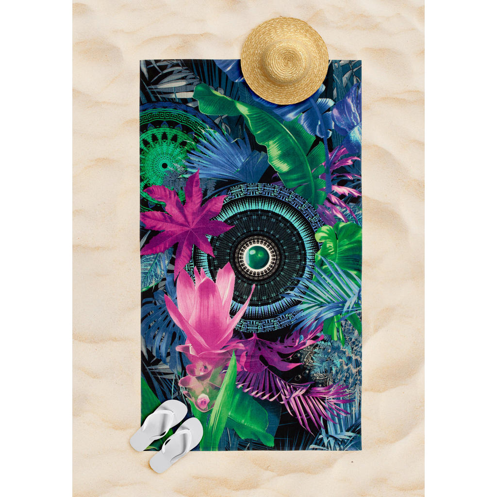 Thumbnail - HIP Strandtuch Zehra Multi Baumwolle B/L: ca. 100x180 cm