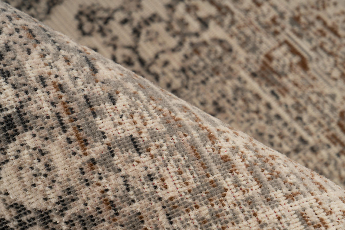 Kayoom Kurzflorteppich Charin 725 beige B/H/L: ca. 80x0,35x150 cm Charin 725 - beige (150,00/80,00/0,35cm) - Kayoom
