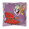 Baumwoll Bettwäsche Tom & Jerry Cretonne Tom & Jerry - lila/flieder (135,00/200,00cm)