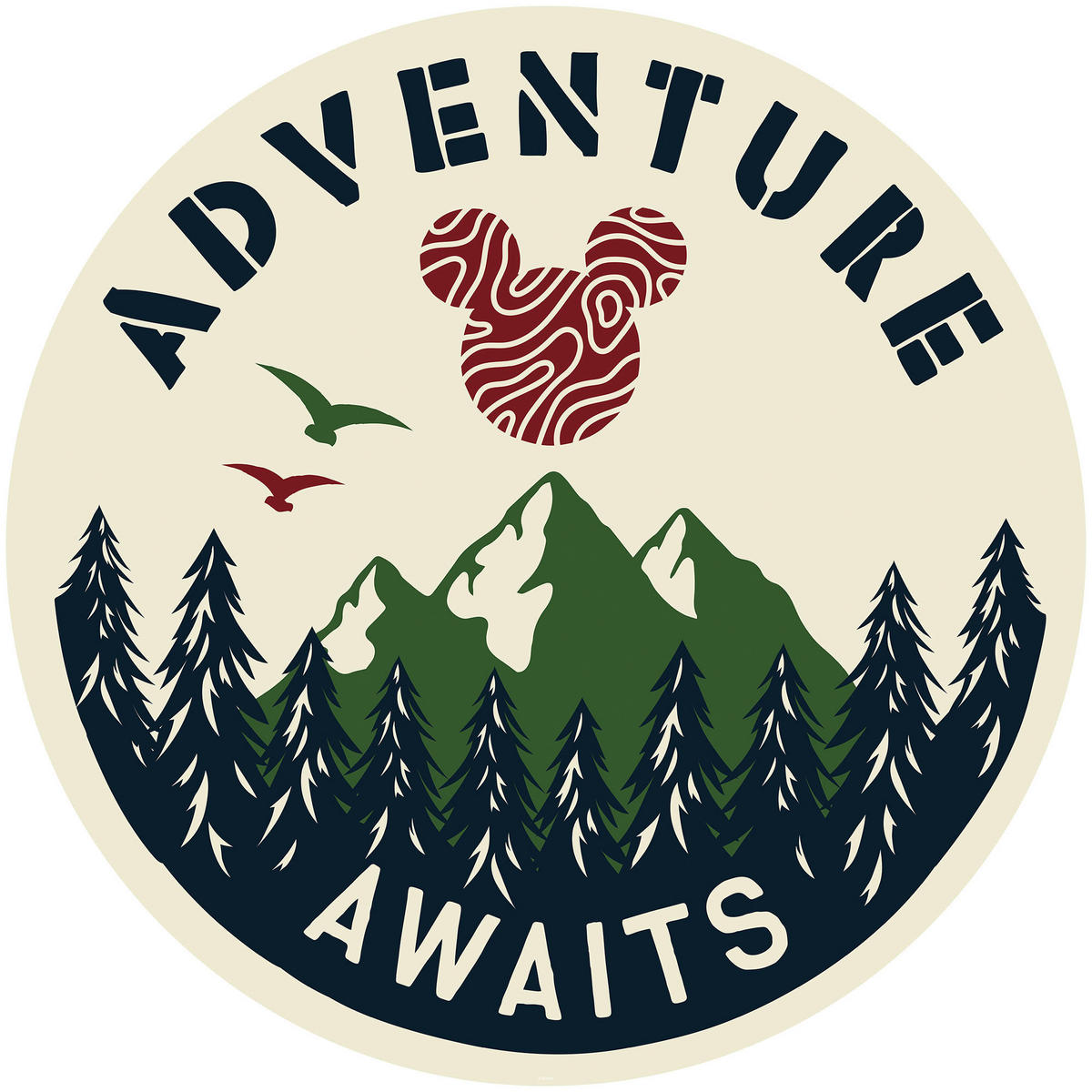 Komar Fototapete Mickey Adventure D: ca. 125 cm Mickey Adventure - (125,00cm) - Komar