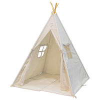 Sunny Kinder Tipi-Zelt Alba B/H/L: ca. 120x160x120 cm Alba - creme (120,00/120,00/160,00cm) - Sunny