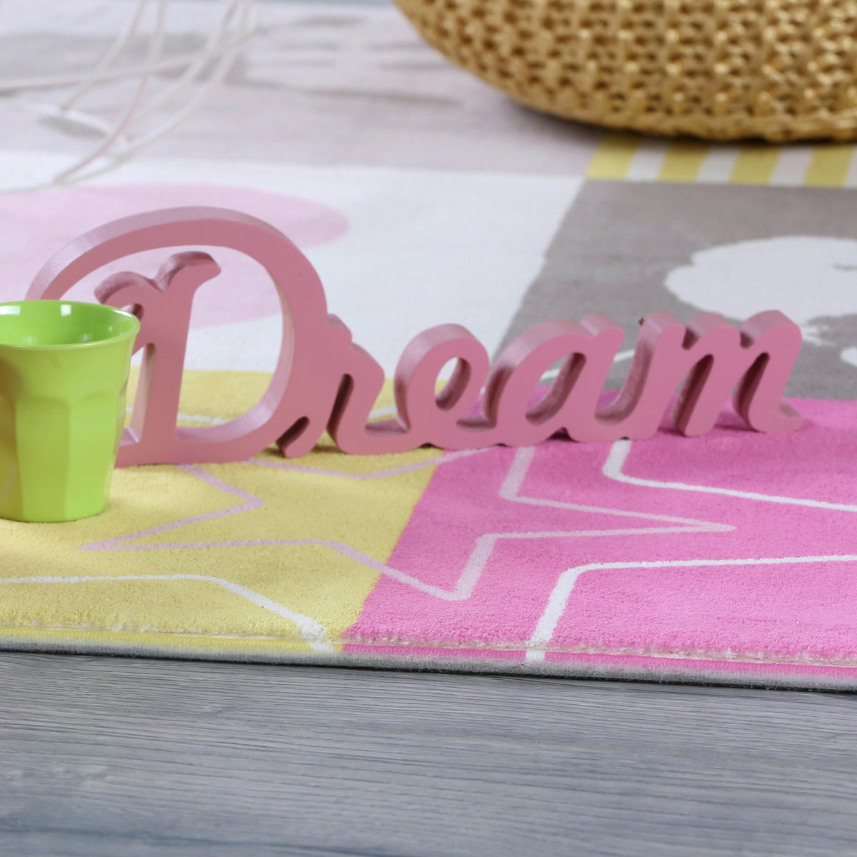 Obsession Teppich My Childhood pink B/L: ca. 160x230 cm My Childhood - pink (160,00/230,00cm) - Obsession