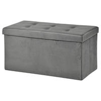 POCOline Sitzbank schwarz B/H/L: ca. 38x38x76 cm Sitzbank_Samt - schwarz (76,00/38,00/38,00cm) - POCOline