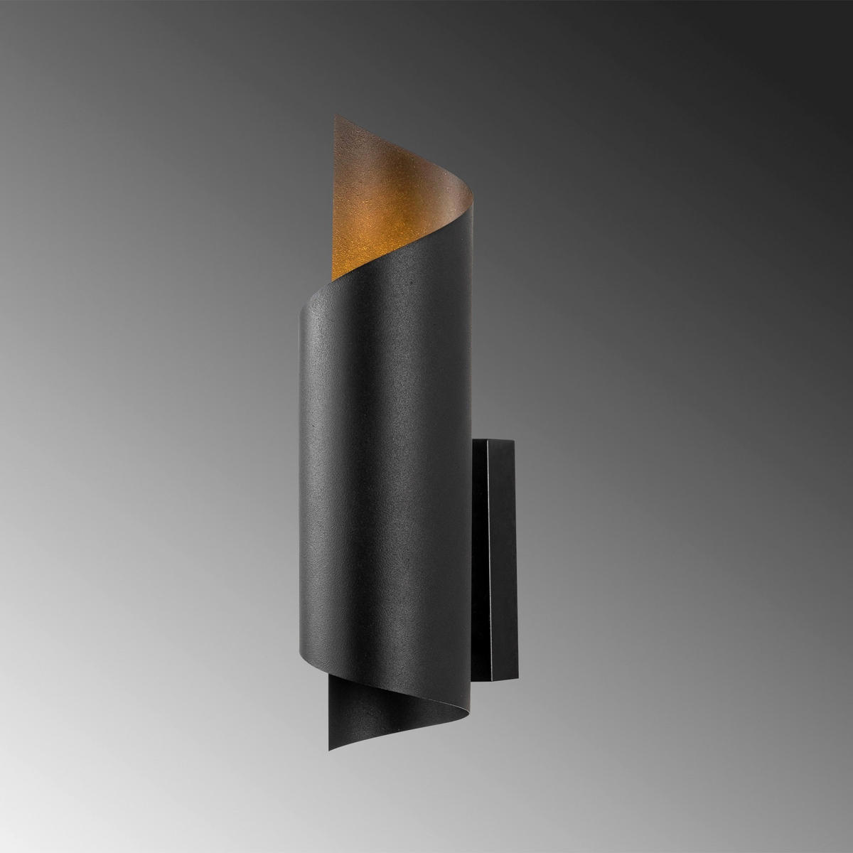 Opviq Wandleuchte Sivani schwarz Eisen B/H/T/L: ca. 16x35x16x10 cm E27 1 Brennstellen Sivani - schwarz (10,00/16,00/35,00cm) - Opviq