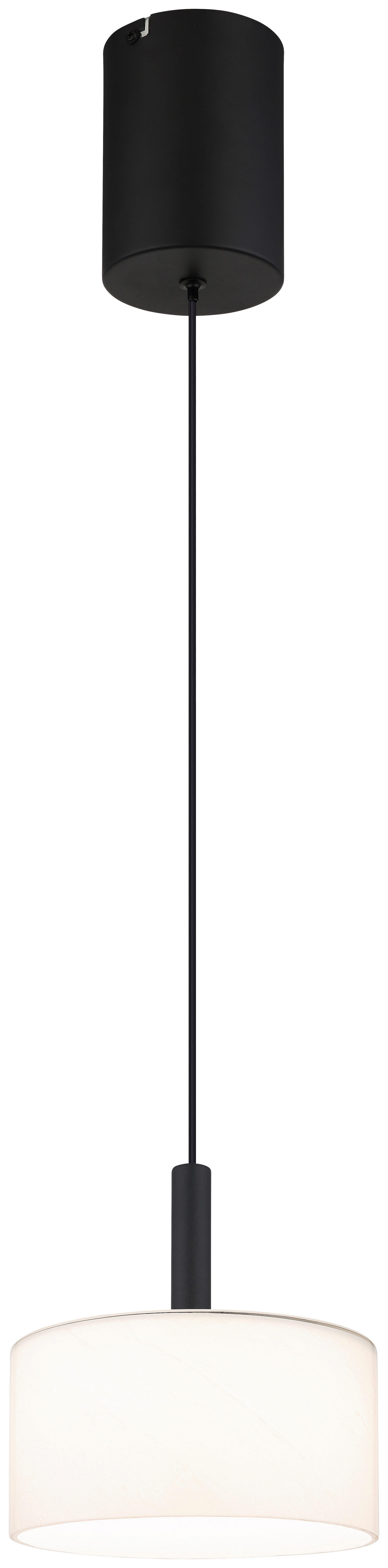 GLOBO Pendelleuchte TRENTON - Opal/mattschwarz (20,00/150,00cm) - GLOBO