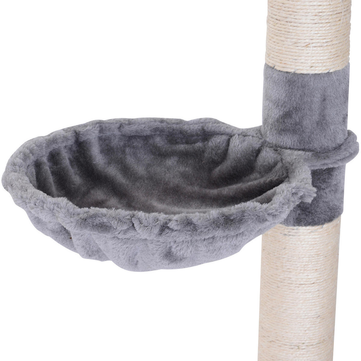 PawHut Kratzbaum grau Spanplatte B/H/L: ca. 34x260x40 cm Kratzbaum - grau (40,00/34,00/260,00cm) - PawHut
