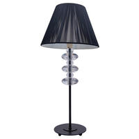 Näve Leuchten Tischleuchte 314022 schwarz Metall Kunststoff B/H/T: ca. 26x51x26 cm E14 1 Brennstellen Tischleuchte - schwarz (26,00/51,00/26,00cm) - Näve Leuchten