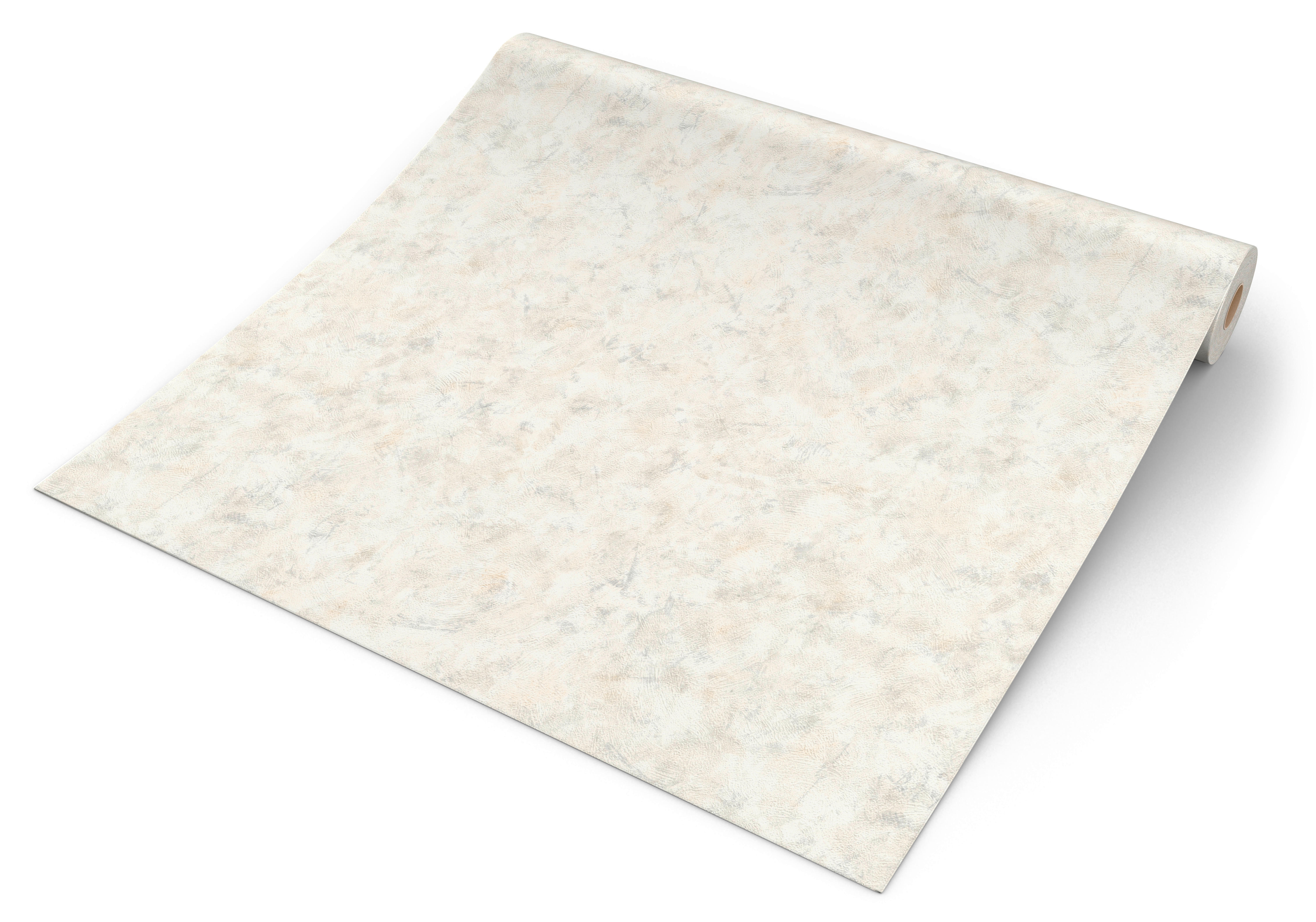 Papiertapete Struktur grau beige weiß B/L: ca. 53x1005 cm Papiertapete_218039 - beige/weiß (53,00/1005,00cm)