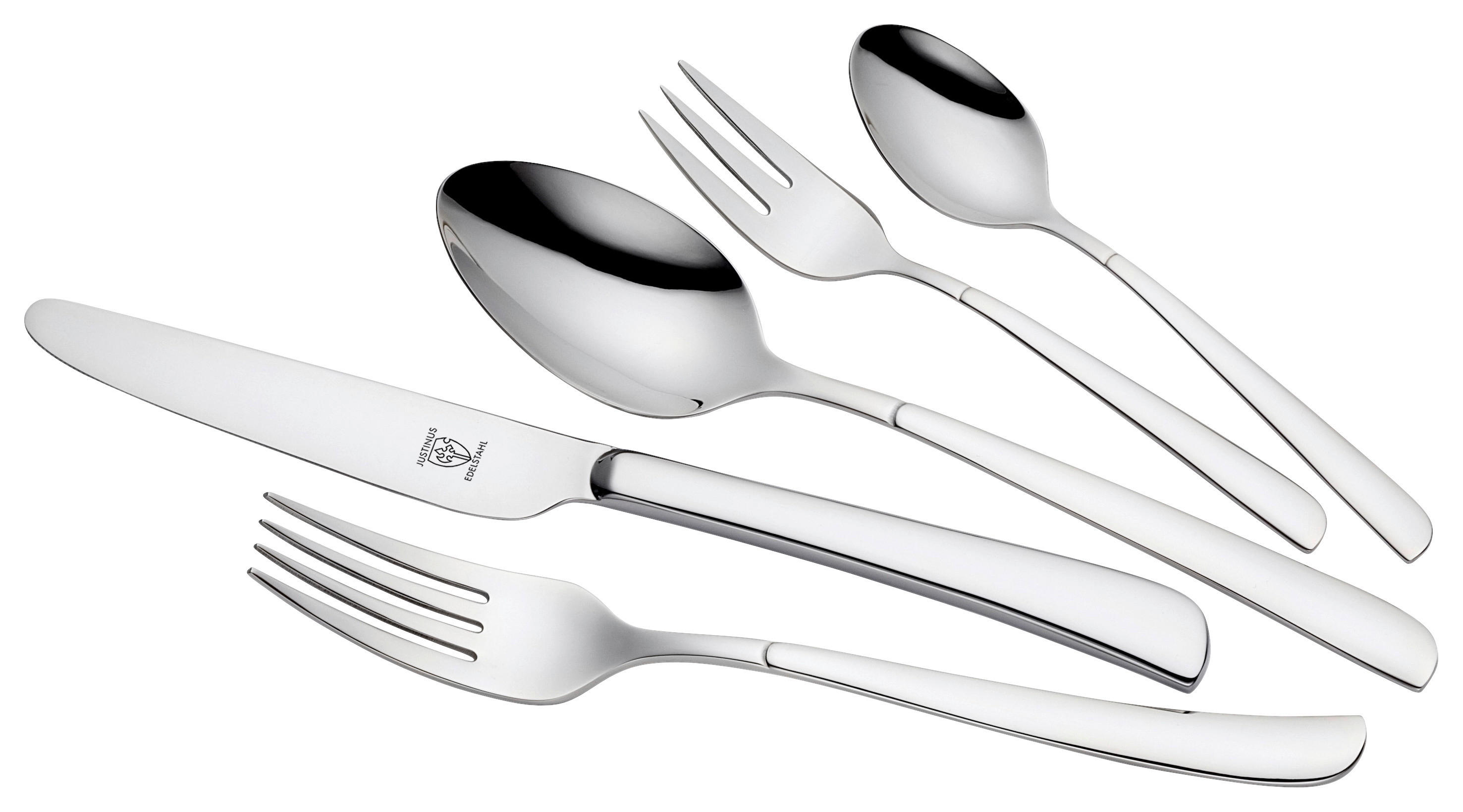 JUSTINUS Besteckset silber Edelstahl 30 tlg. Besteckset_Ventana_30tlg. - silber - JUSTINUS
