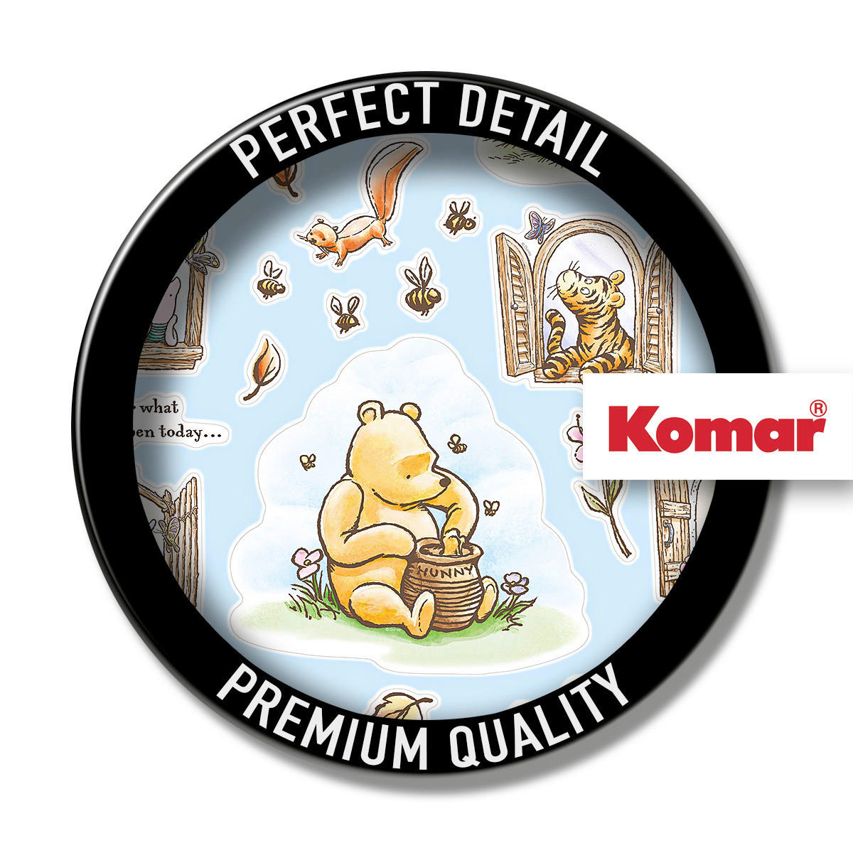 Komar Wandtattoo Winnie the Pooh Adventures Winnie Pooh Winnie the Pooh Adventures B/L: ca. 50x70 cm Winnie the Pooh Adventures - (50,00/70,00cm) - Komar