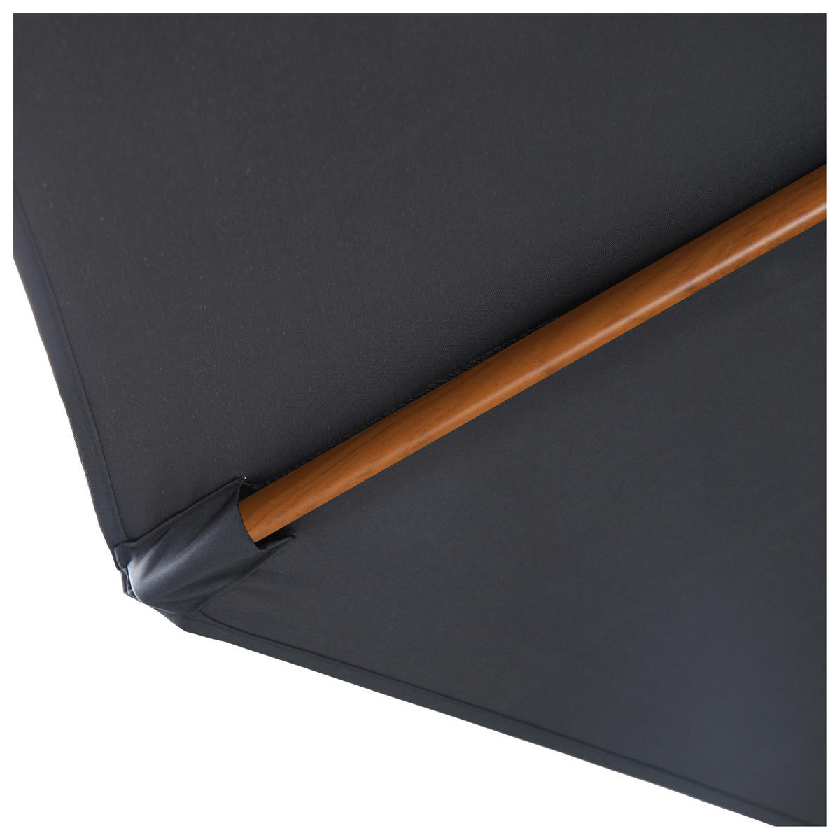 AXI Outdoor Living Ampelschirm Marisol grau Textil B/H/L: ca. 300x235x300 cm Marisol - braun/grau (300,00/300,00/235,00cm) - AXI Outdoor Living