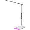 POCOline Schreibtischleuchte Apollo silber weiß Kunststoff H: ca. 52 cm Apollo - weiß/silber (52,00cm) - POCOline