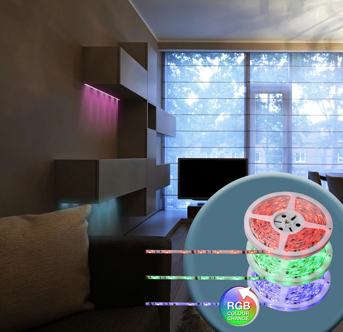 GLOBO LED-Streifen LED BAND weiß B/H/T: ca. 1x0,3x500 cm LED BAND - weiß (1,00/0,30/500,00cm) - GLOBO