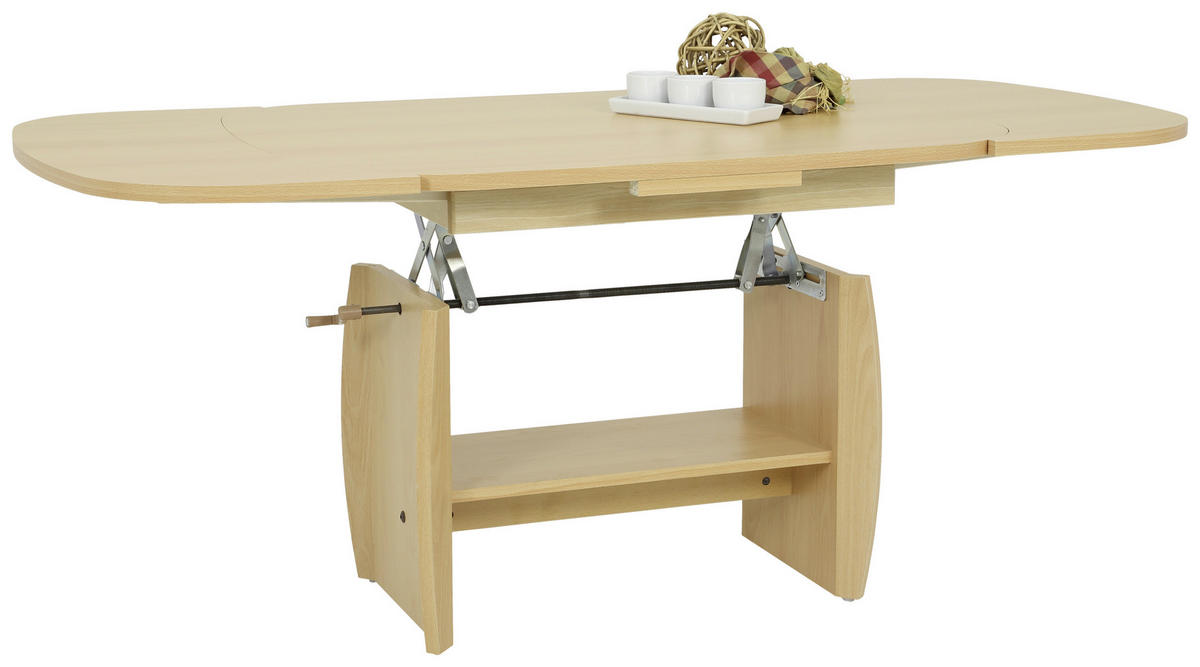 Couchtisch MICHAEL III buche Nachbildung B/H/T: ca. 90x52x68 cm MICHAEL III - buche (90,00/52,00/68,00cm) - Hela
