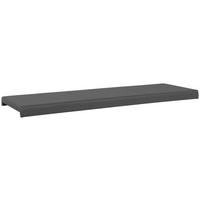Klemmkissen Malawi grau Kunstleder B/H/T: ca. 130x6x42 cm Malawi - grau (130,00/6,00/42,00cm)