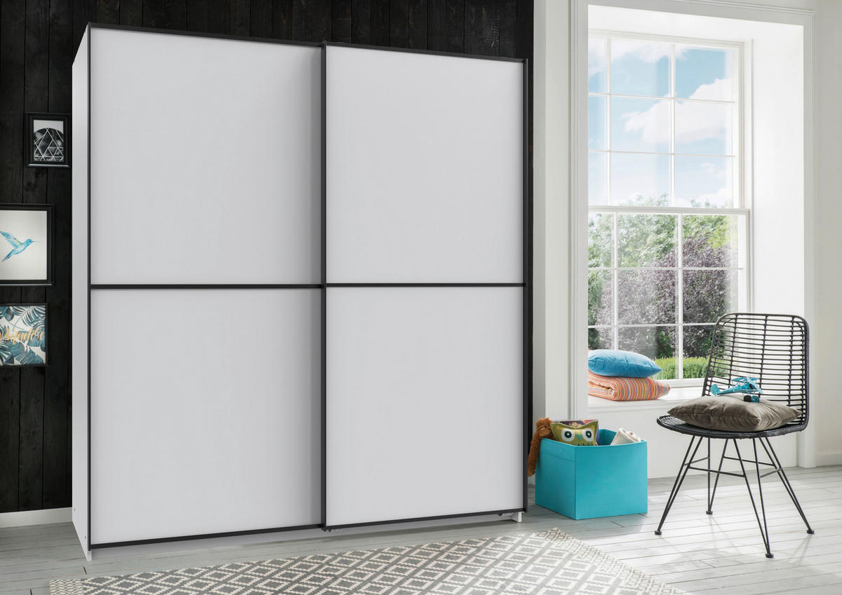 Schwebetürenschrank Ulm  B/H/T: ca. 180x198x65 cm Ulm - (180,00/198,00/65,00cm)