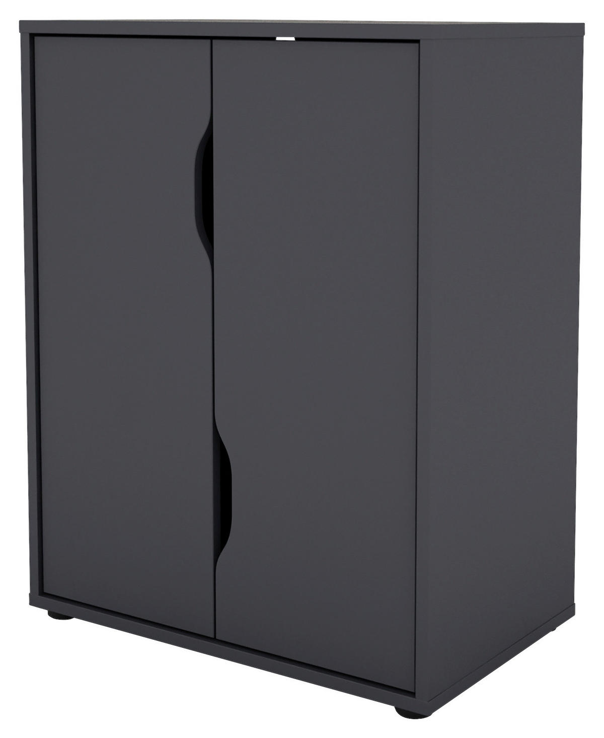 Aktenschrank BELFAST anthrazit B/H/T: ca. 60x76,5x37 cm BELFAST - anthrazit (60,00/76,50/37,00cm) - byLIVING
