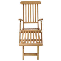 AXI Outdoor Living Gartenliege Costa beige Teakholz B/H/L: ca. 60x80x150 cm Costa - braun/beige (150,00/60,00/80,00cm) - AXI Outdoor Living