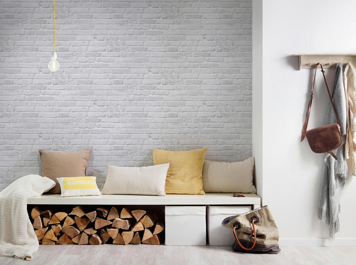 A.S.Creation Vliestapete Best of Wood`n Stone 2nd Edition Steine grau B/L: ca. 53x1005 cm Best of Wood`n Stone 2nd Edition - grau (53,00/1005,00cm) - A.S.Creation