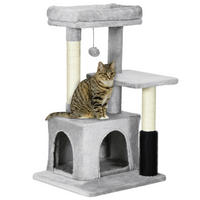 PawHut Kratzbaum Kratzbaum - (48,00/48,00/80,00cm) - PawHut