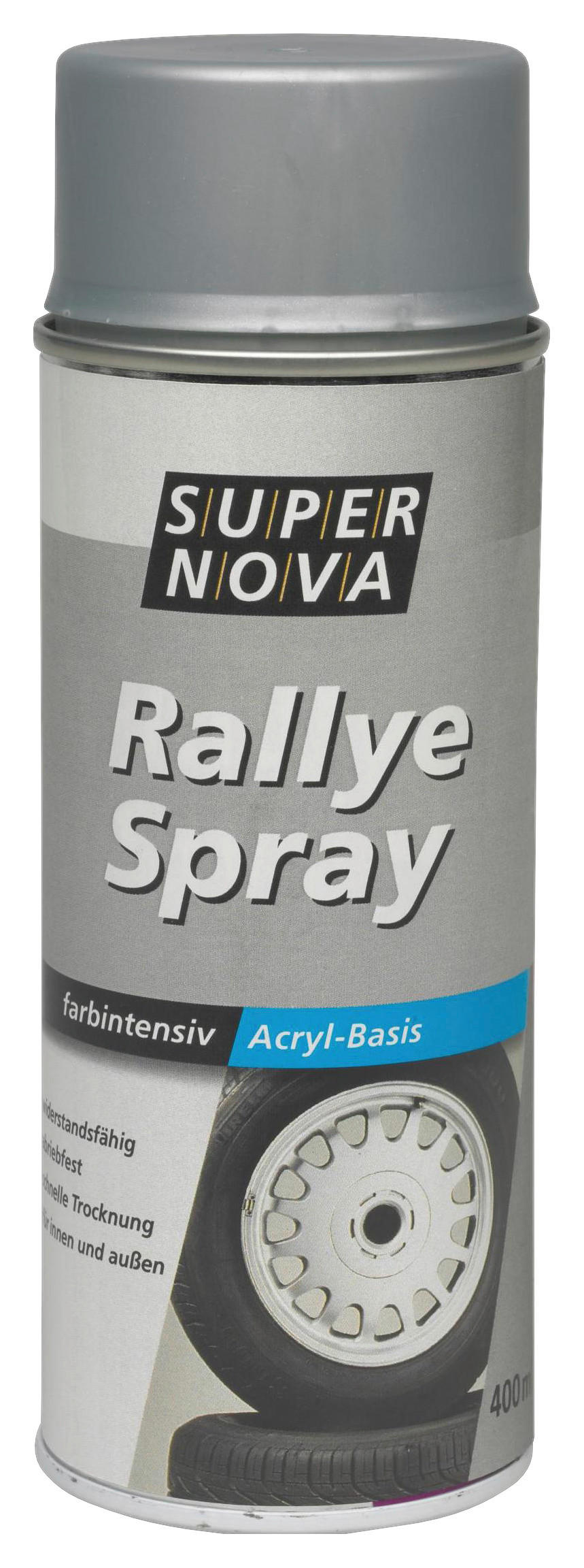 Super-Nova Rallye-Spray silber glänzend ca. 0,4 l Rallye-Spray 400ml - silber (400ml) - Super-Nova