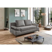 Schlafsofa Jarny hellgrau B/H/T: ca. 202x97x90 cm Jarny - hellgrau/schwarz (202,00/97,00/90,00cm)