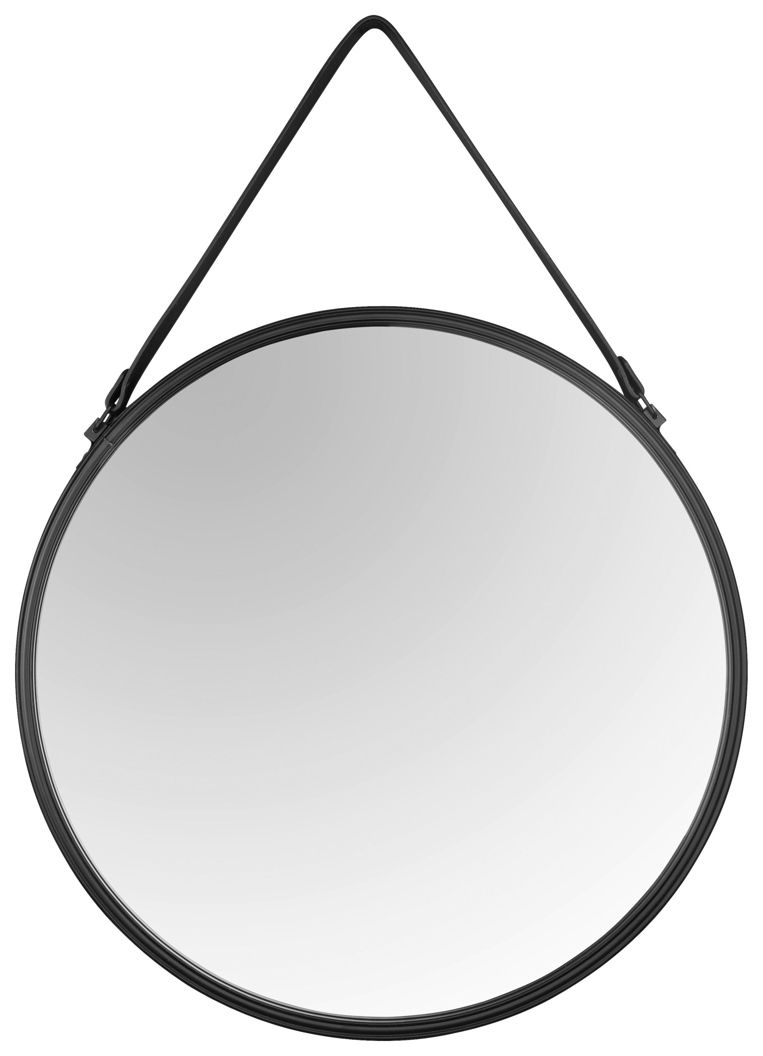 Dekorspiegel Delia schwarz D: ca. 55 cm Delia - schwarz (55,00cm)