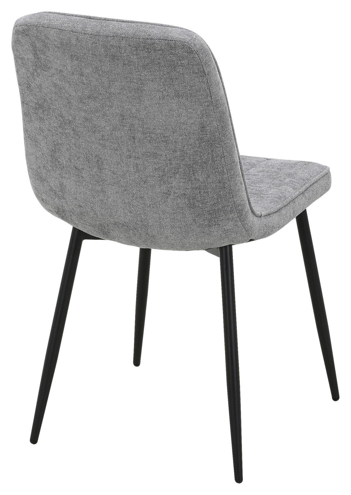 Stuhl KIM grau Webstoff B/T: ca. 45x87 cm KIM - schwarz/grau (45,00/87,00cm)