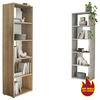 Regal Small Back Beton Optik weiß B/H/T: ca. 50x165x30 cm Small Back - Beton/weiß (50,00/165,00/30,00cm)