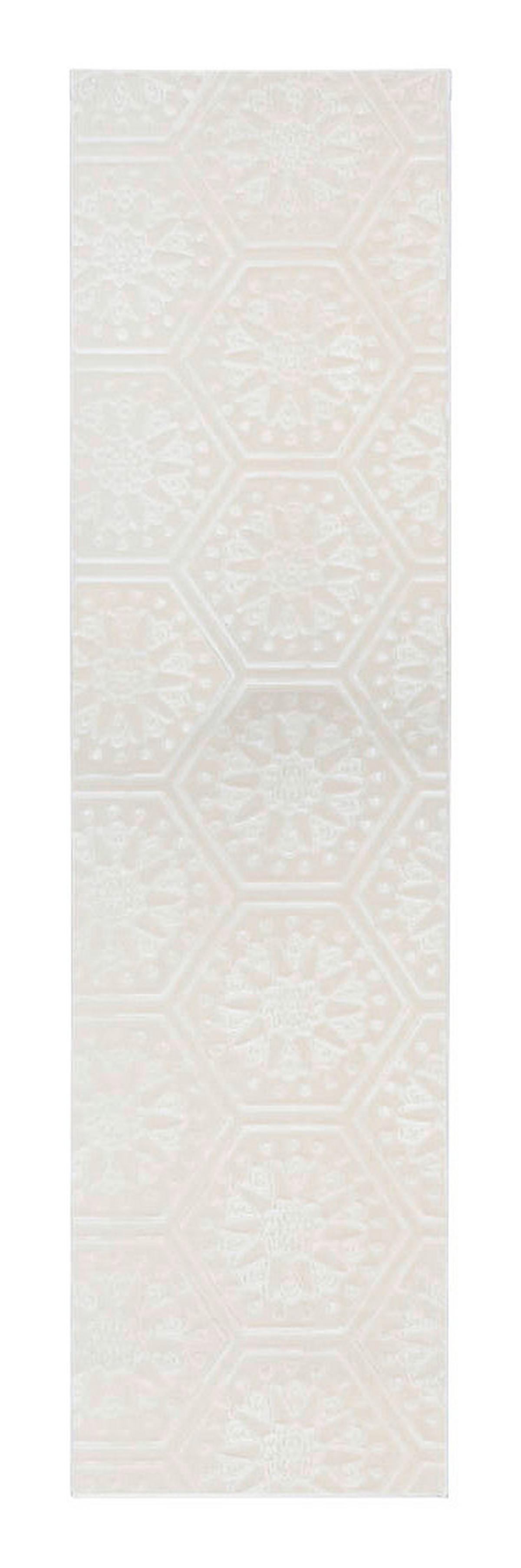 360Living Teppich Monroe weiß B/L: ca. 80x300 cm Monroe - weiß (80,00/300,00cm) - 360Living
