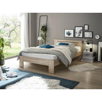 Futonbett Cannes Eiche Sonoma Nachbildung Liegefläche B/L: ca. 120x200 cm Cannes - Eiche (125,00/71,00/204,00cm)