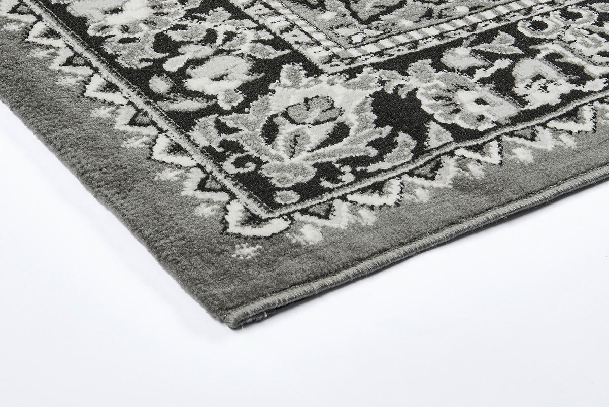 Webteppich Manila schwarz B/L: ca. 200x280 cm Manila - schwarz (200,00/280,00cm)