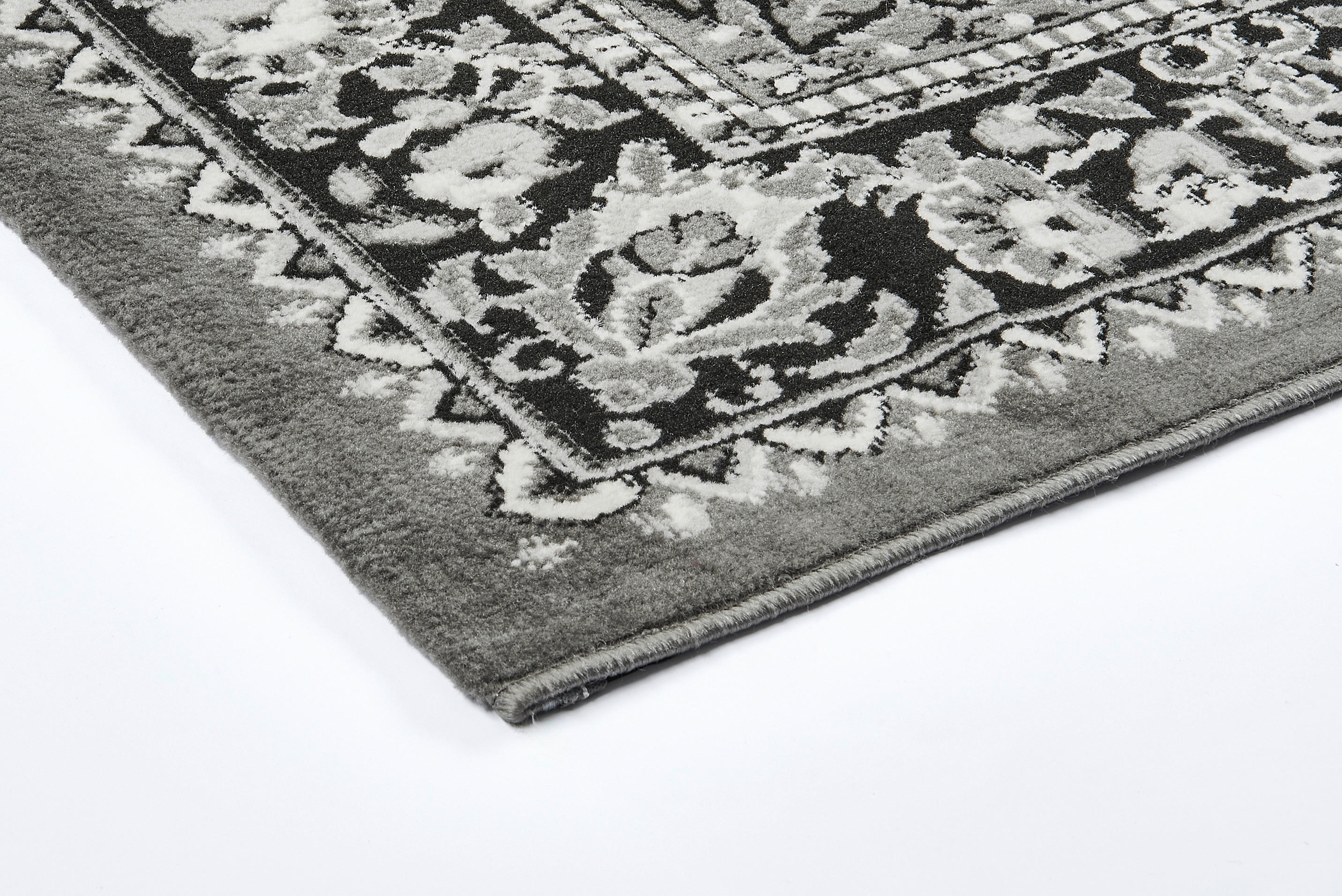 Thumbnail - Webteppich Manila schwarz B/L: ca. 200x280 cm