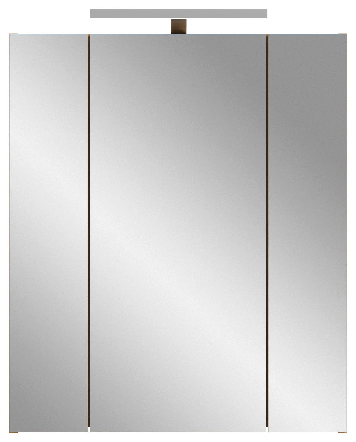 Spiegelschrank Ice Artisan Oak Nachbildung B/H/T: ca. 60x70x18 cm Ice - (60,00/70,00/18,00cm) - xonox.home
