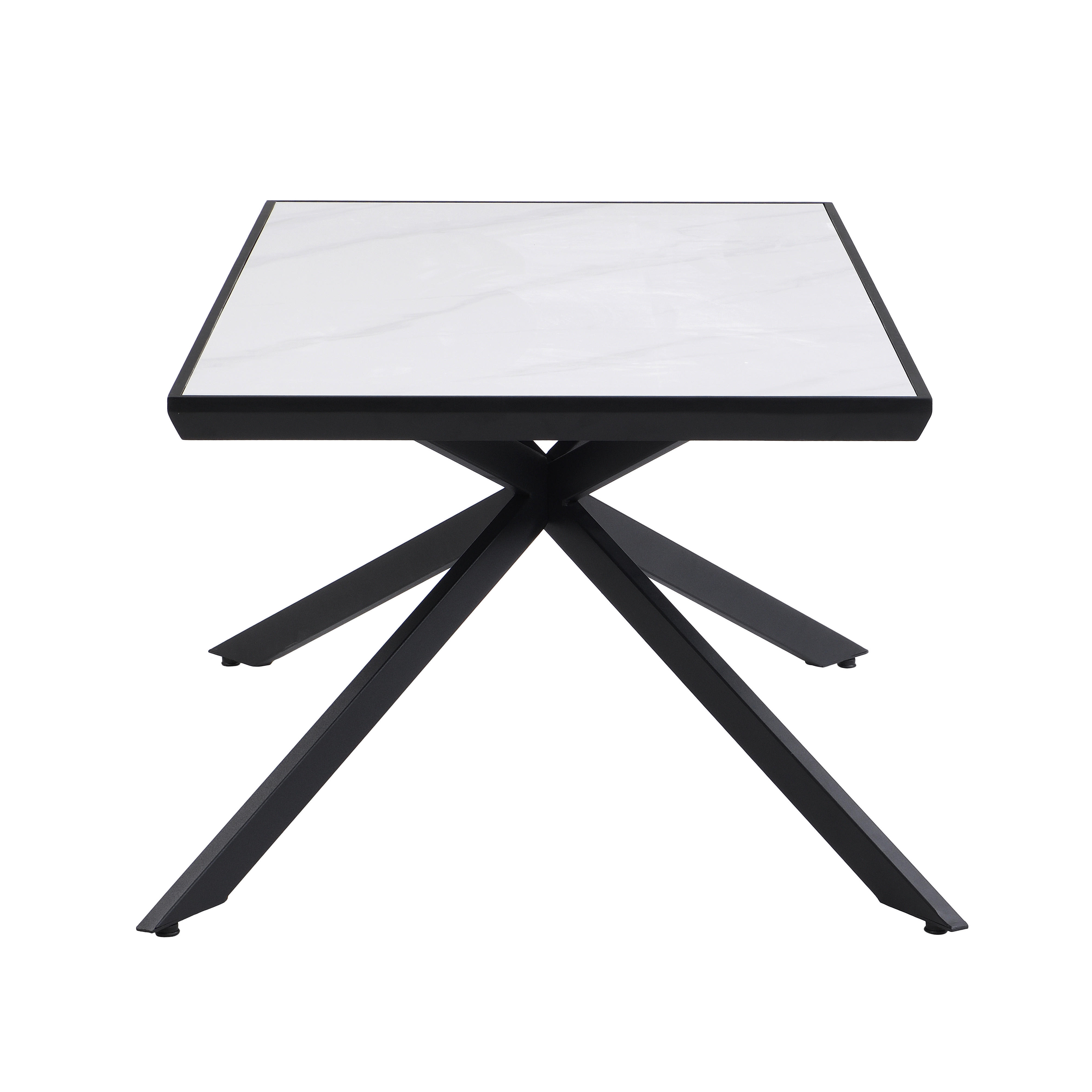 Thumbnail - Couchtisch Jana weiß Marmor Optik B/H/T: ca. 120x48x60 cm