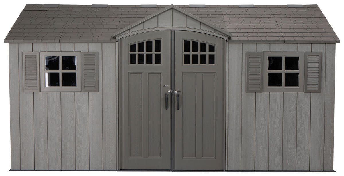Lifetime Gartenhaus Galaxis dunkelgrau B/H/L: ca. 457x244x244 cm Galaxis - dunkelgrau (244,00/457,00/244,00cm) - Lifetime