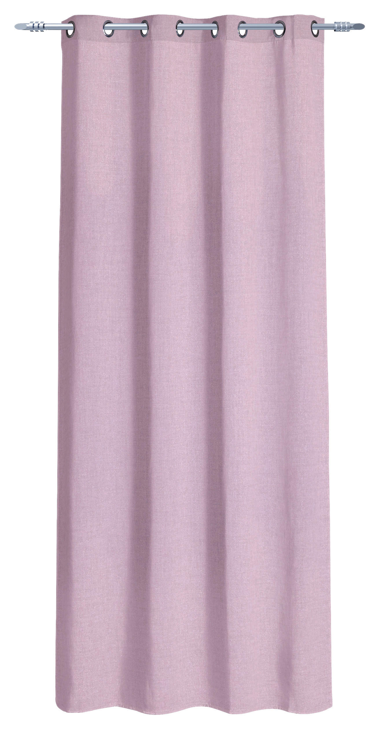 Ösenvorhang Cleo rosa B/L: ca. 140x240 cm Cleo - rosa (140,00/240,00cm) - POCOline