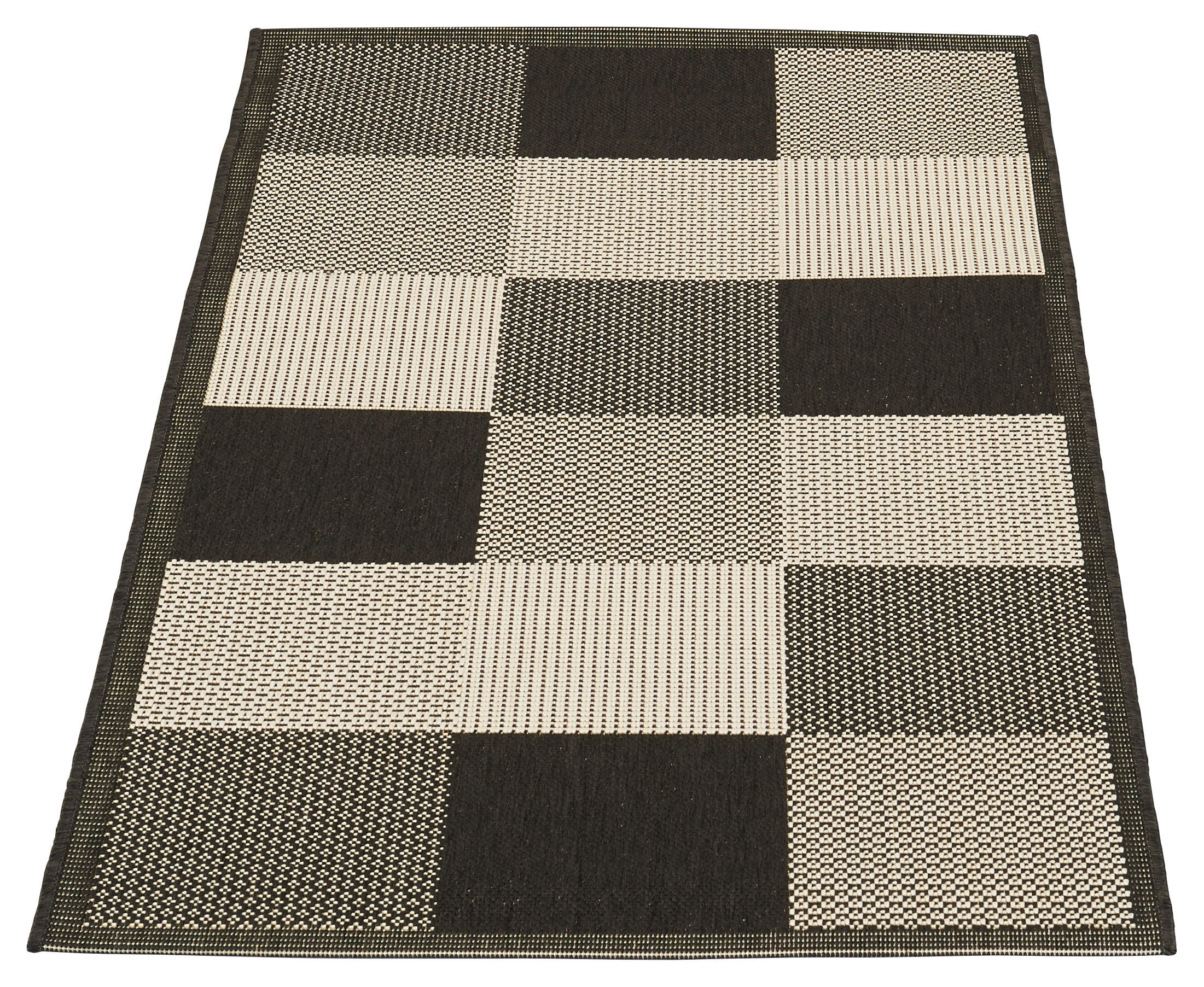 In-/Outdoor-Teppich Ambiente schwarz B/L: ca. 60x110 cm Ambiente - schwarz (60,00/110,00cm)