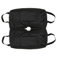 Outsunny Sonnenschirmständer schwarz Polyethylen B/H/L: ca. 50x18x50 cm Sonnenschirmständer - schwarz (50,00/50,00/18,00cm) - Outsunny