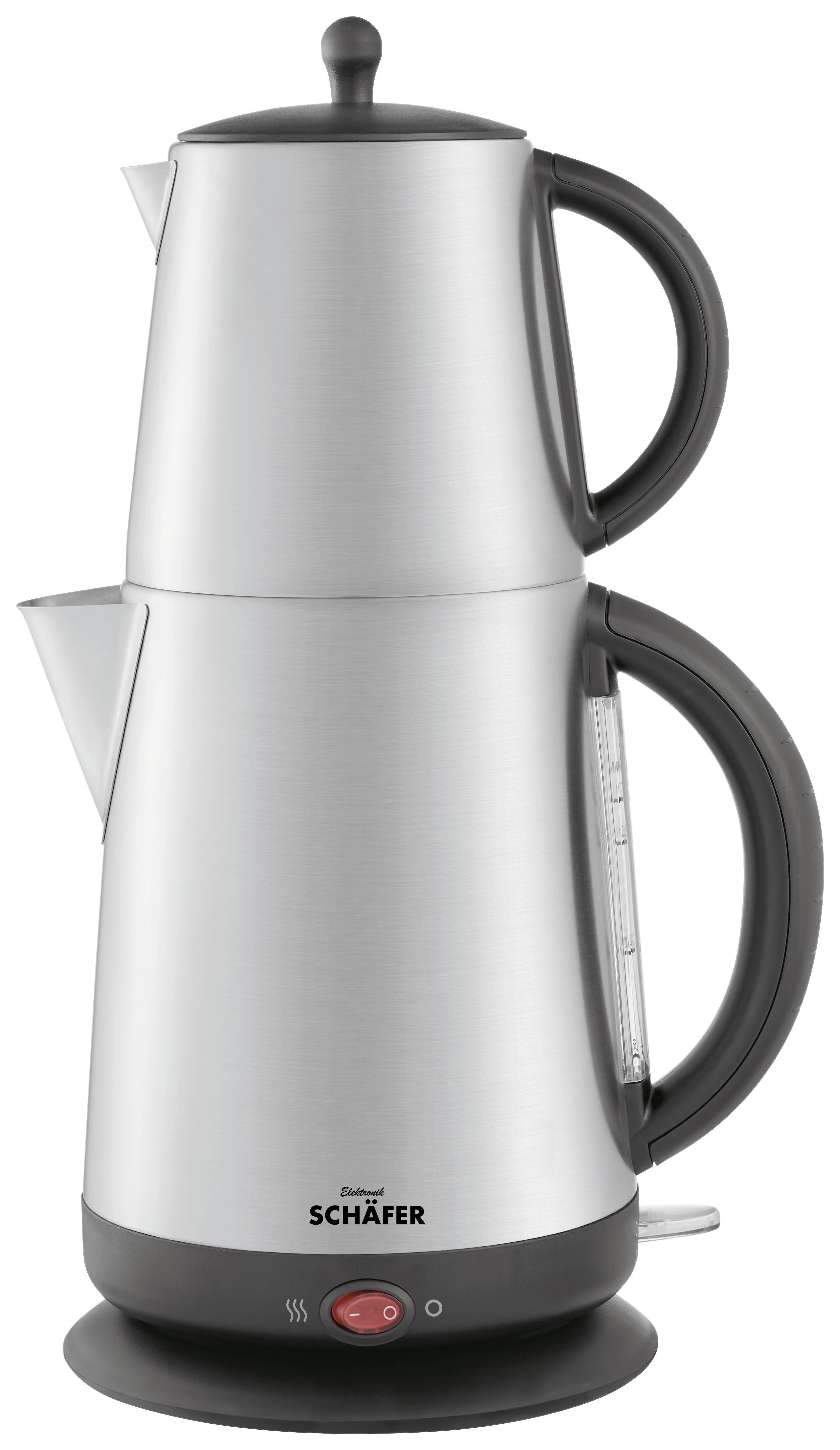 Schäfer Teekocher 74173 silber Edelstahl B/H/T: ca. 17x38x23 cm ca. 1,7 l Teekocher_74173 - silber (17,00/38,00/23,00cm) - SCHÄFER
