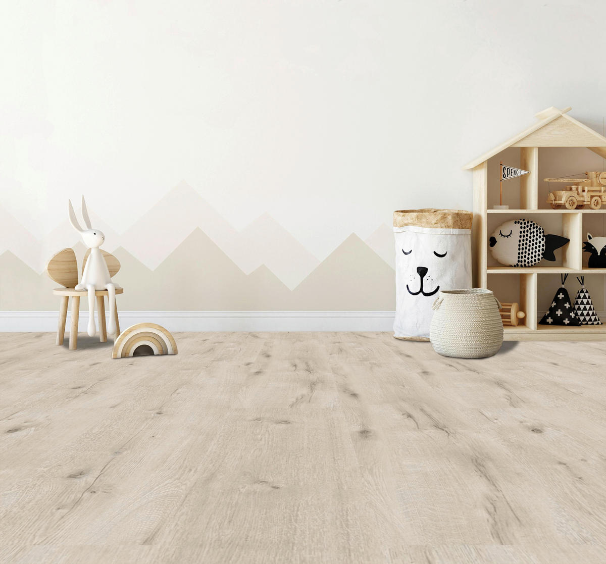 Click-Vinylboden Kindl ca. 2,782 m² im Paket  B/L: ca. 22,8x122 cm pro Paket Kindl ca. 2,782 m² im Paket - (22,80/122,00cm)