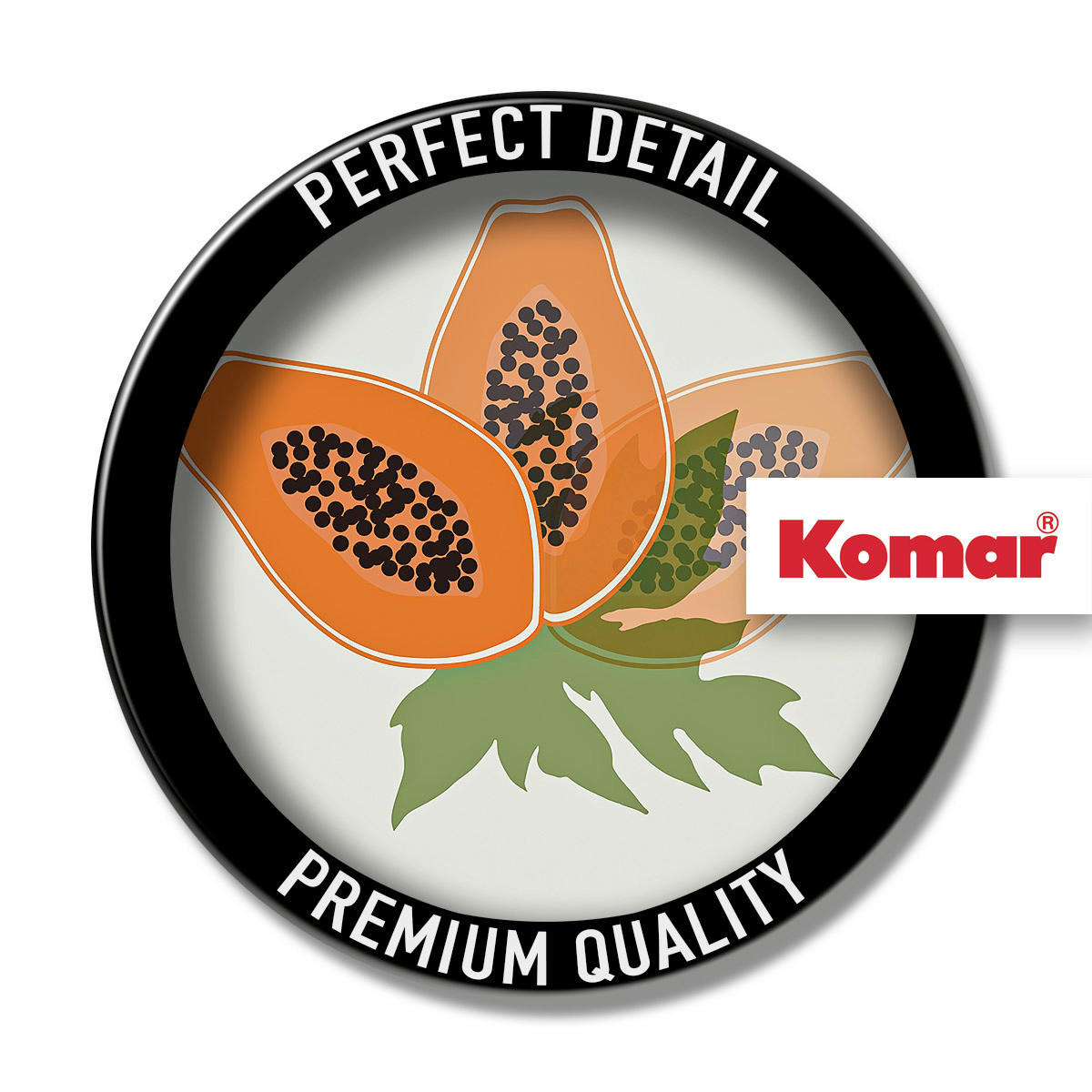 Komar Poster Cultivated Papaya Pflanzen B/L: ca. 30x40 cm Cultivated Papaya - (30,00/40,00cm) - Komar
